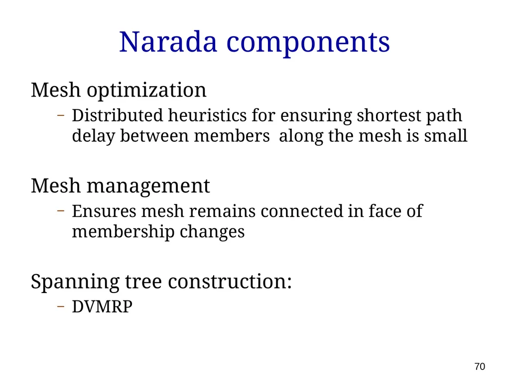 P561: Network Systems Week 7: Finding content - slide 70 of 82