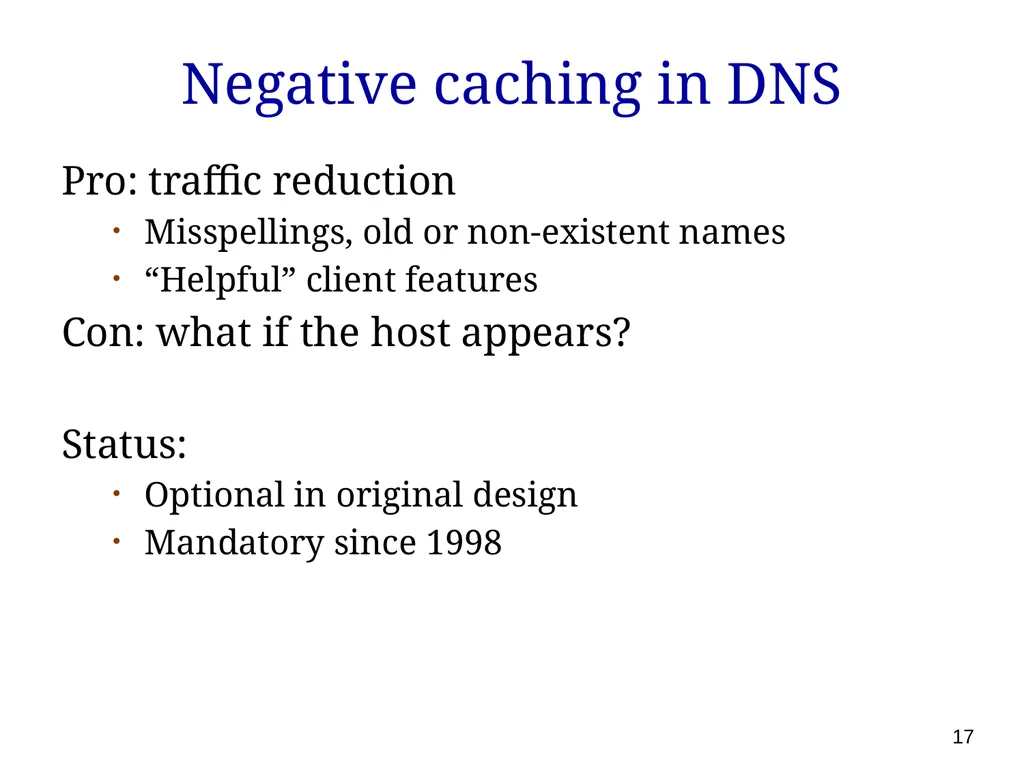 P561: Network Systems Week 7: Finding content - slide 17 of 82