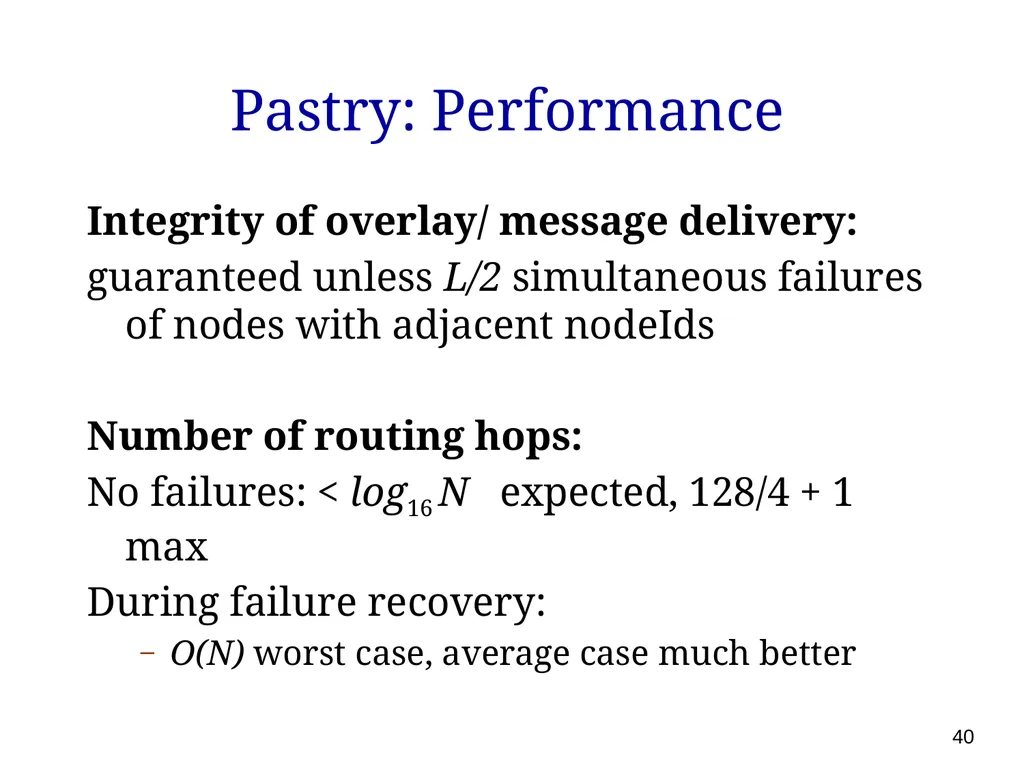 P561: Network Systems Week 7: Finding content - slide 40 of 82