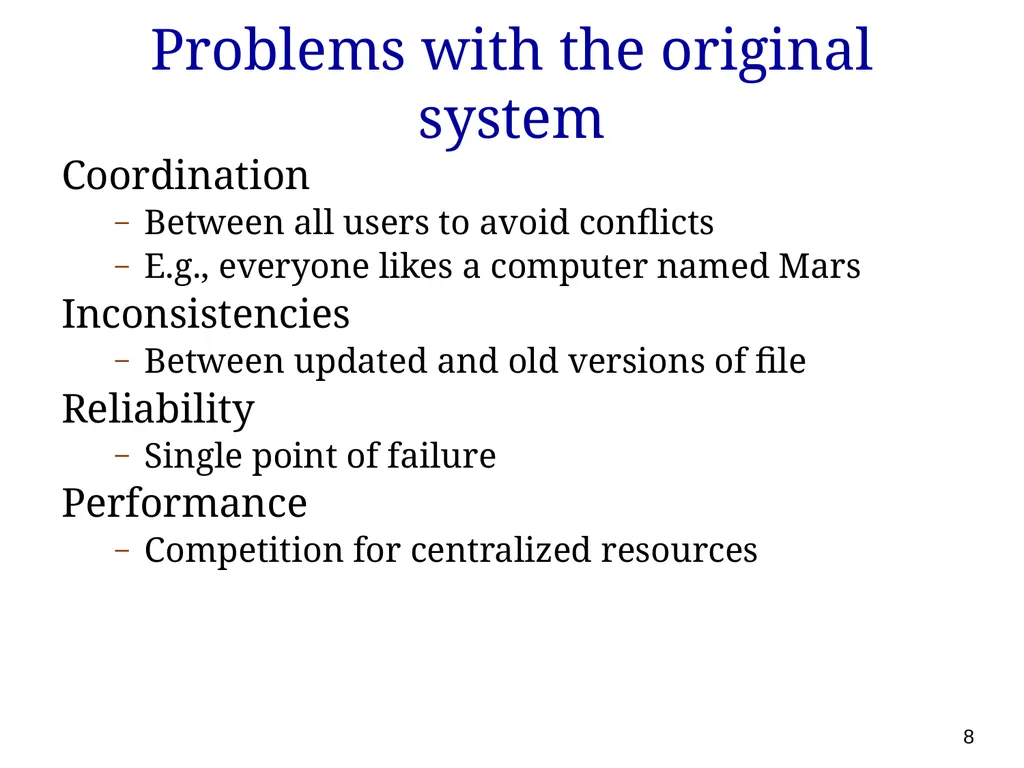 P561: Network Systems Week 7: Finding content - slide 8 of 82