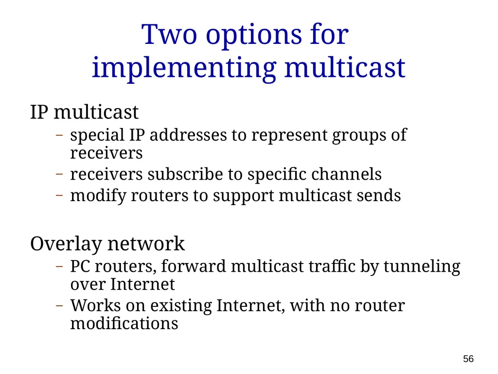 P561: Network Systems Week 7: Finding content - slide 56 of 82