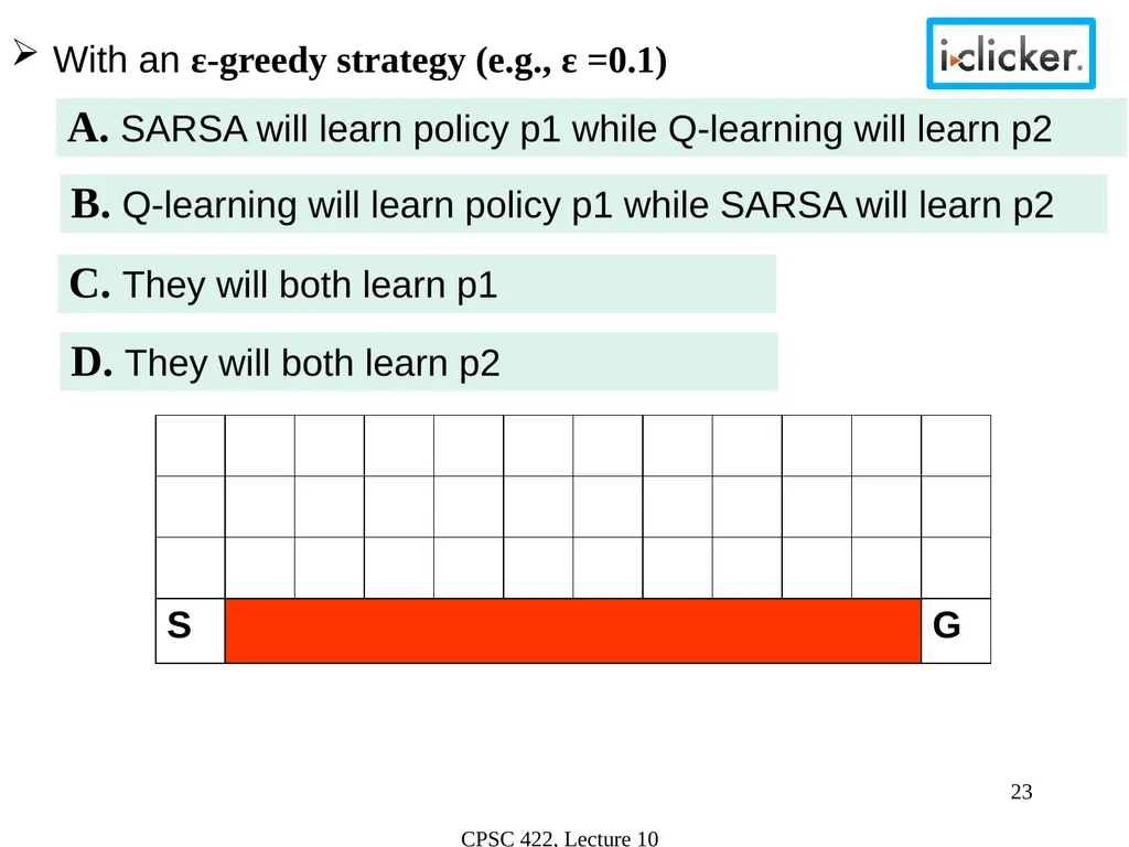 CPSC 422, Lecture 10 Slide 1 Intelligent Systems - slide 23 of 29