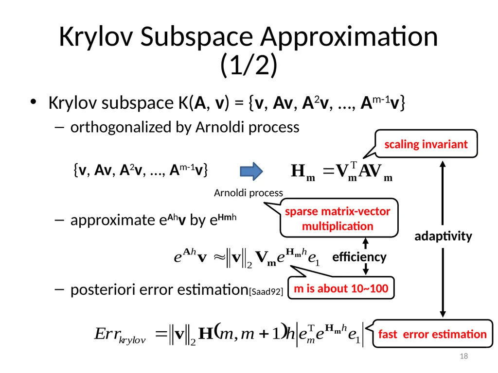 Circuit Simulation via Matrix Exponential Method - slide 18 of 65