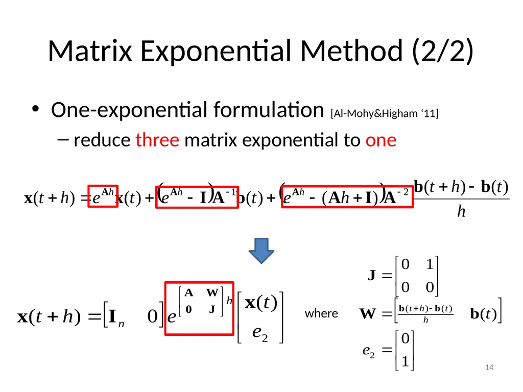Circuit Simulation via Matrix Exponential Method - slide 14 of 65