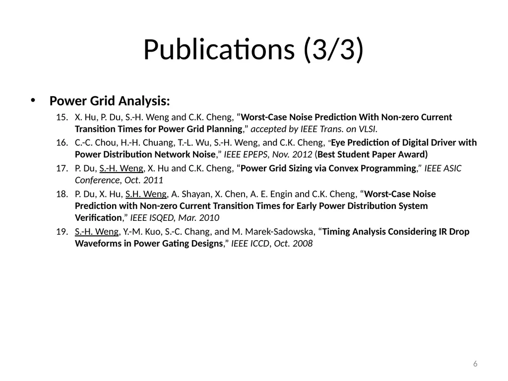 Circuit Simulation via Matrix Exponential Method - slide 6 of 65