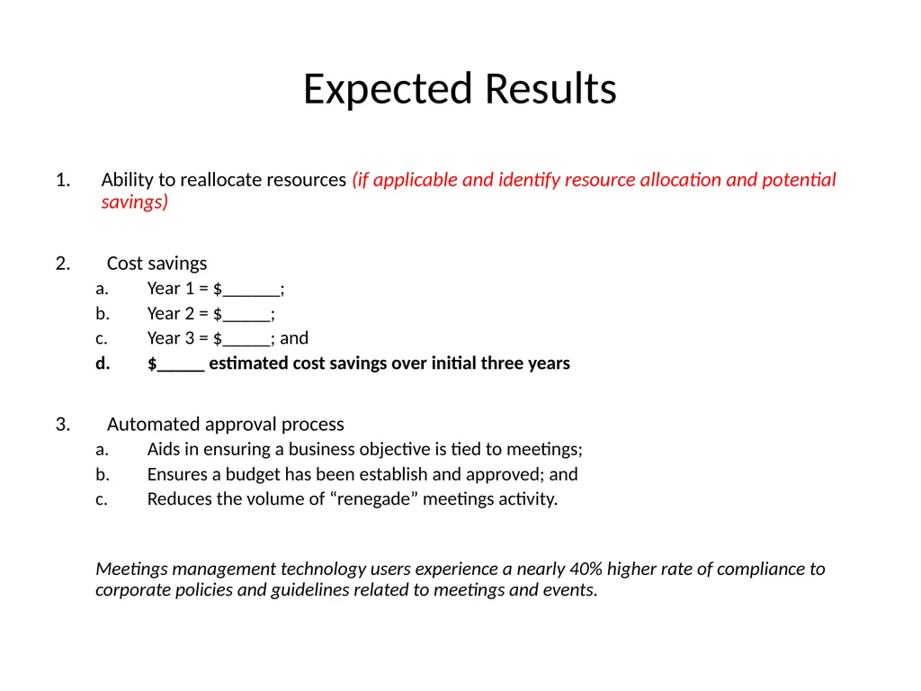 Strategic Meetings Management Program (SMMP) - slide 17 of 22