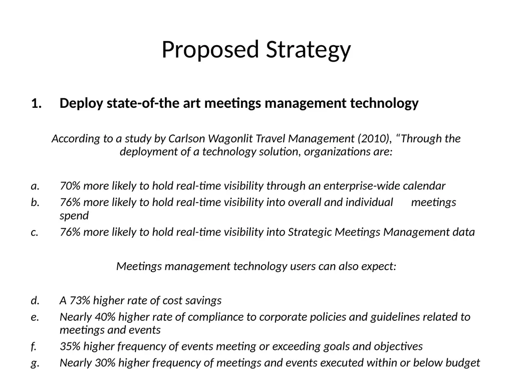 Strategic Meetings Management Program (SMMP) - slide 11 of 22