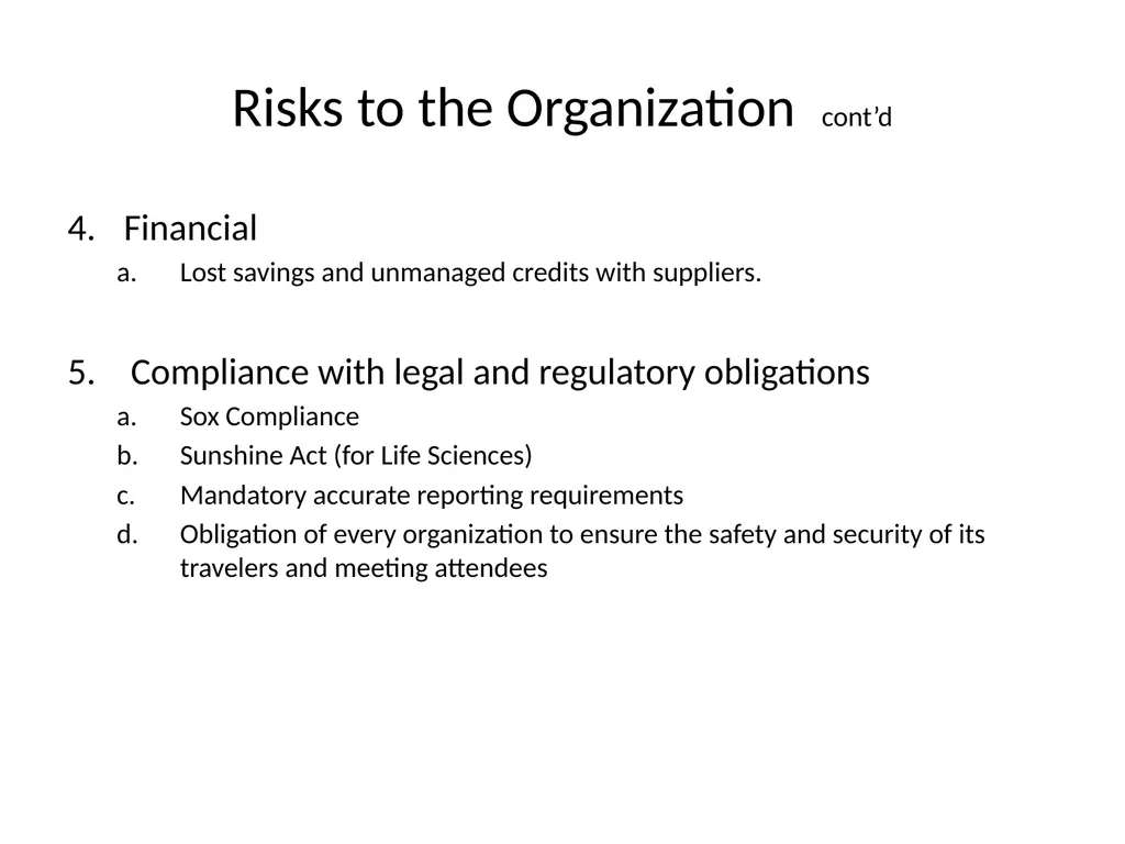 Strategic Meetings Management Program (SMMP) - slide 9 of 22