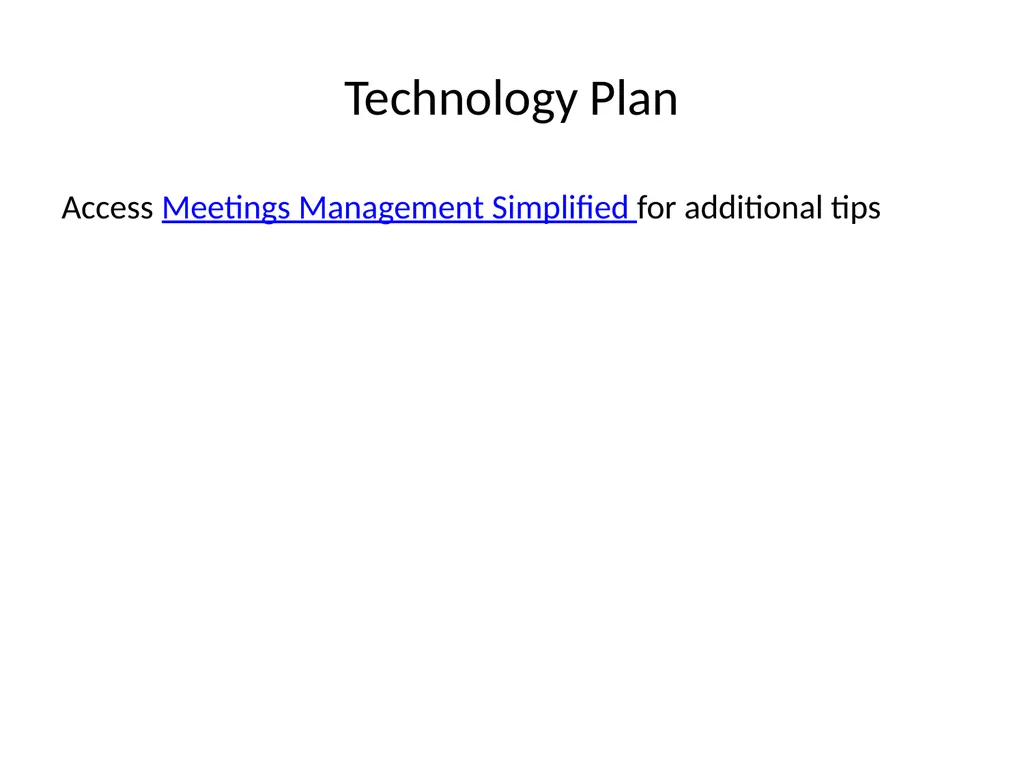 Strategic Meetings Management Program (SMMP) - slide 22 of 22