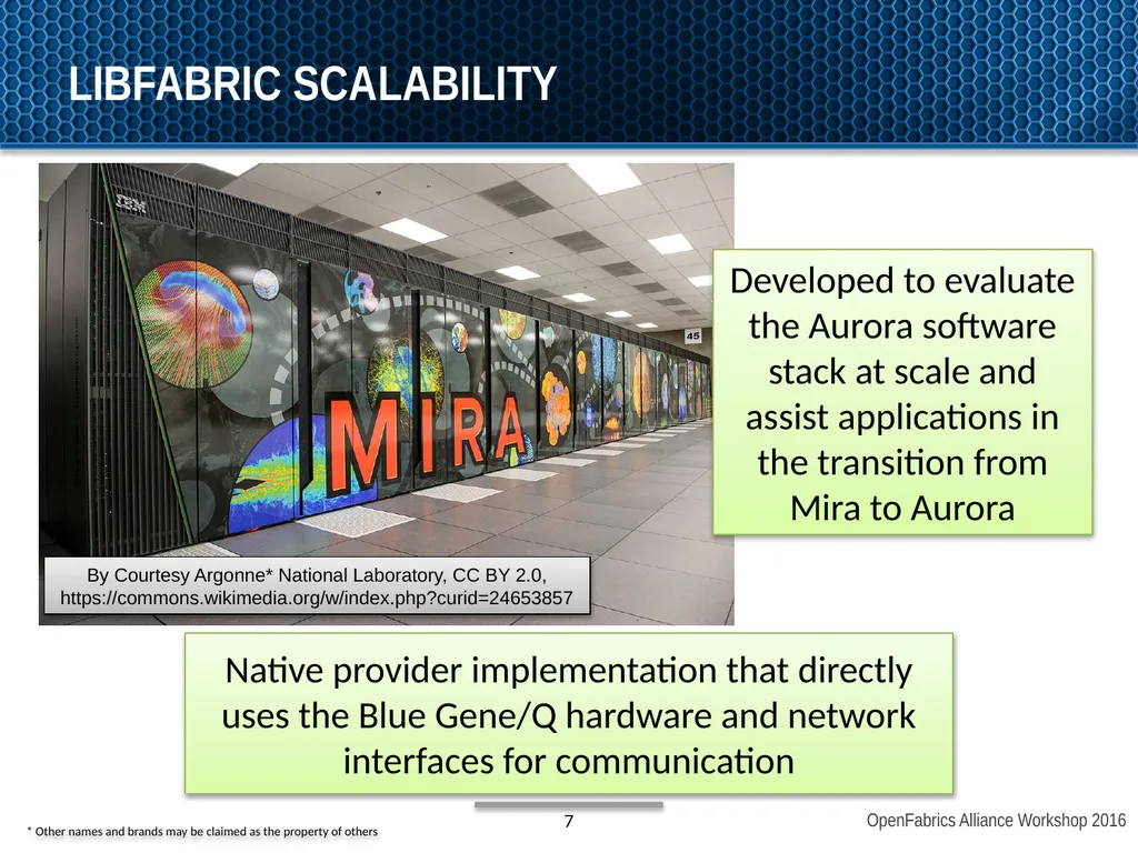 OpenFabrics Interfaces: Past, present, and future - slide 7 of 16