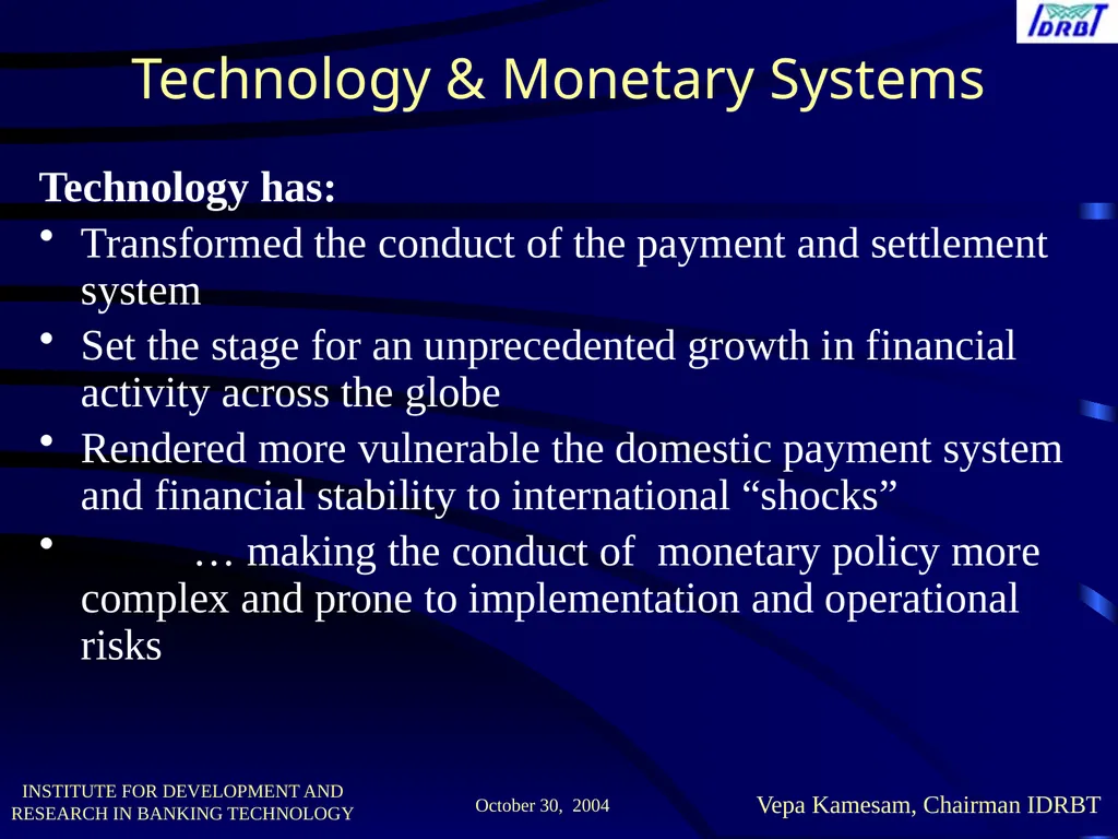 MR. Chaudhar V.M. Workshop on The Future of - slide 19 of 48