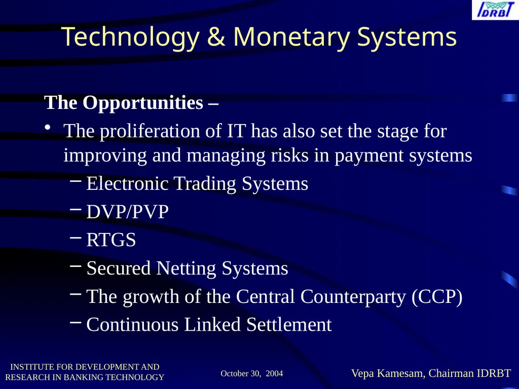 MR. Chaudhar V.M. Workshop on The Future of - slide 20 of 48