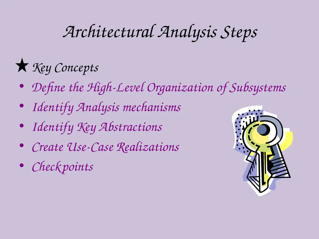Architectural Analysis These slides are derived - slide 17 of 124