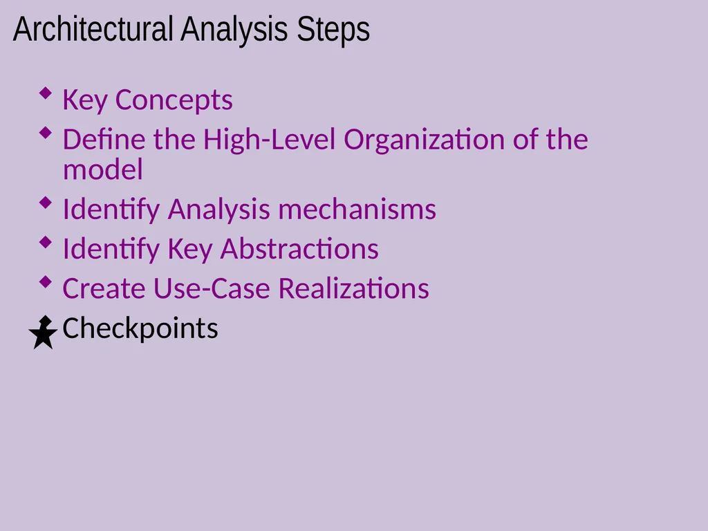 Architectural Analysis These slides are derived - slide 54 of 124