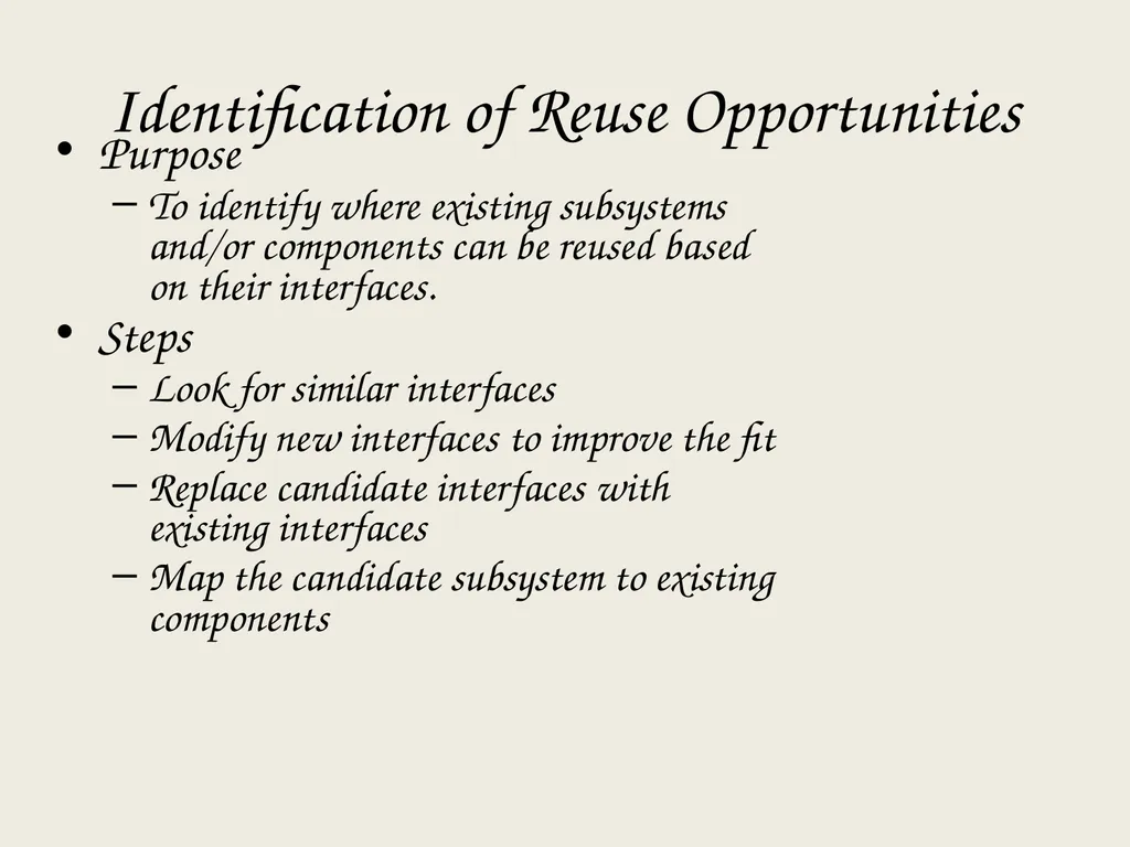 Architectural Analysis These slides are derived - slide 105 of 124