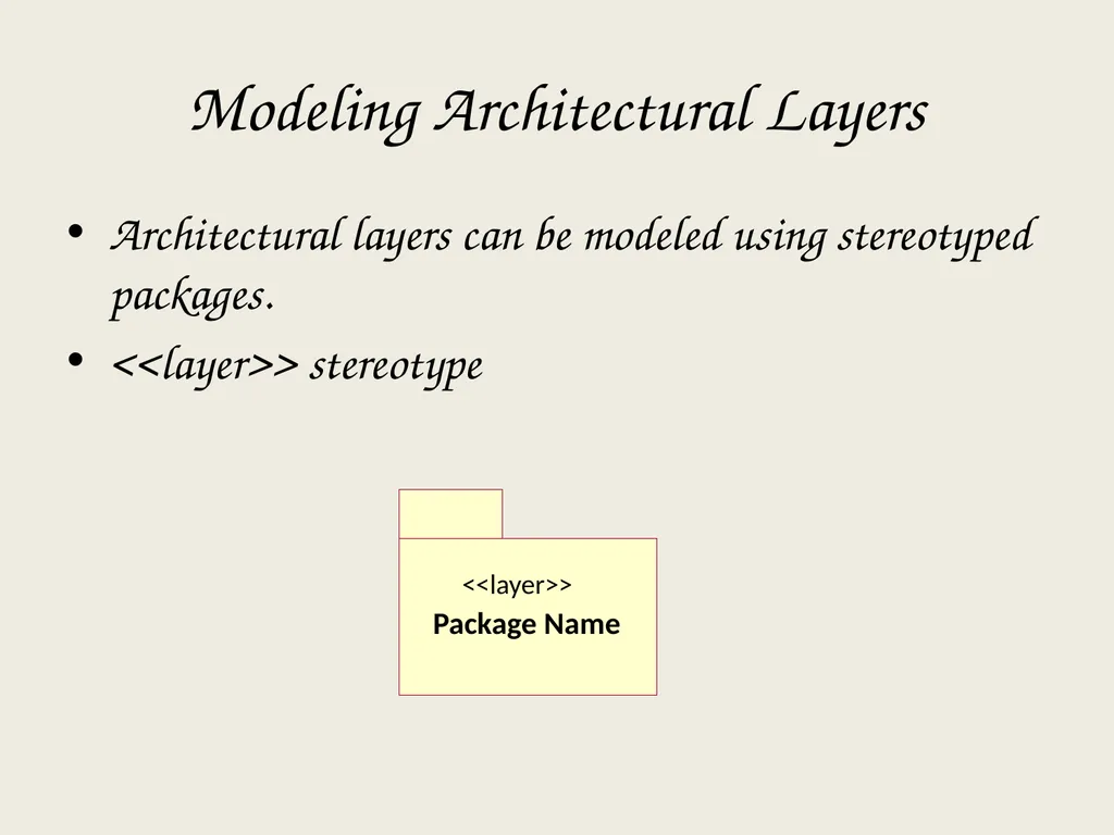 Architectural Analysis These slides are derived - slide 35 of 124