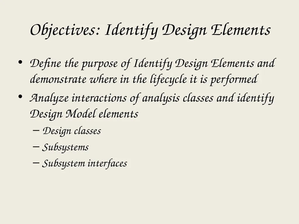 Architectural Analysis These slides are derived - slide 71 of 124