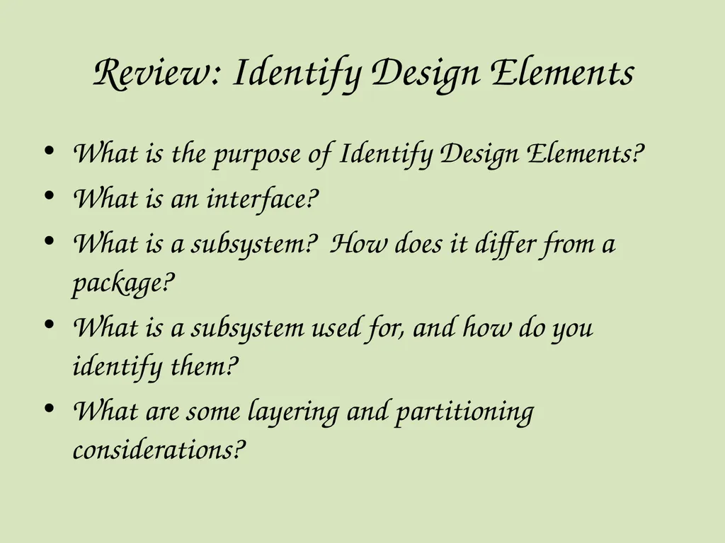 Architectural Analysis These slides are derived - slide 124 of 124