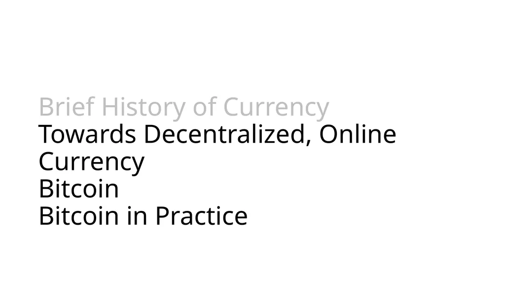CS 3700 Networks and Distributed Systems Bitcoin - slide 9 of 50