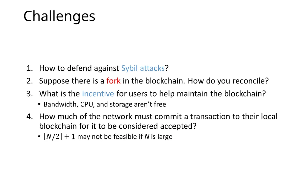CS 3700 Networks and Distributed Systems Bitcoin - slide 21 of 50