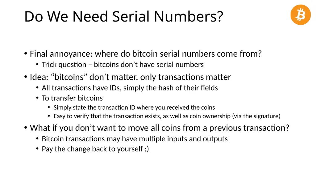 CS 3700 Networks and Distributed Systems Bitcoin - slide 33 of 50