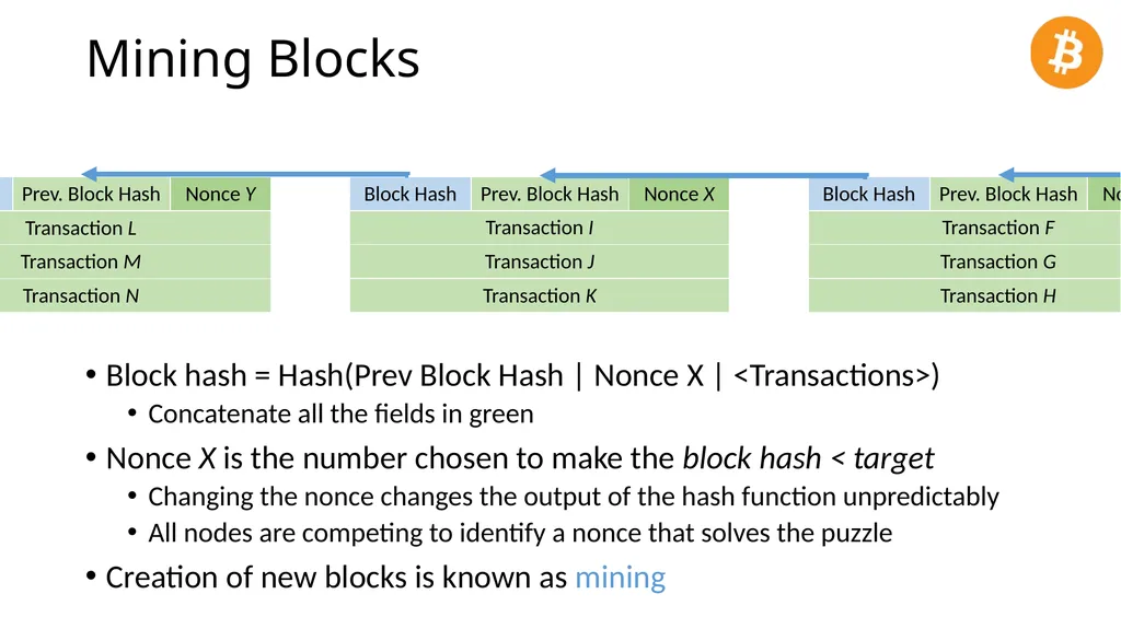 CS 3700 Networks and Distributed Systems Bitcoin - slide 26 of 50
