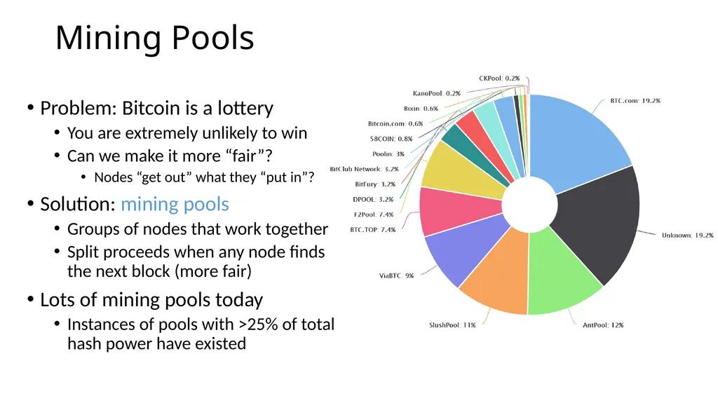 CS 3700 Networks and Distributed Systems Bitcoin - slide 47 of 50