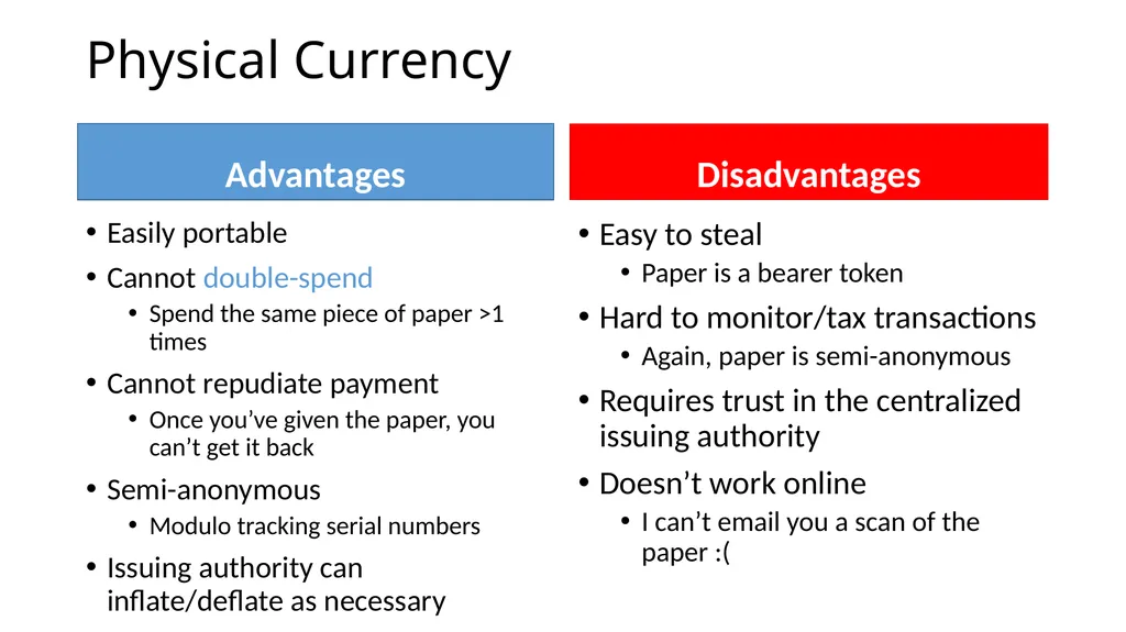 CS 3700 Networks and Distributed Systems Bitcoin - slide 5 of 50