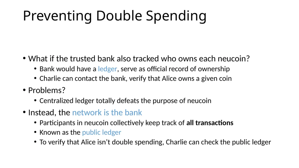CS 3700 Networks and Distributed Systems Bitcoin - slide 17 of 50