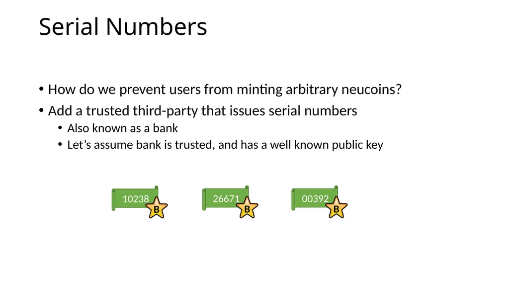 CS 3700 Networks and Distributed Systems Bitcoin - slide 15 of 50