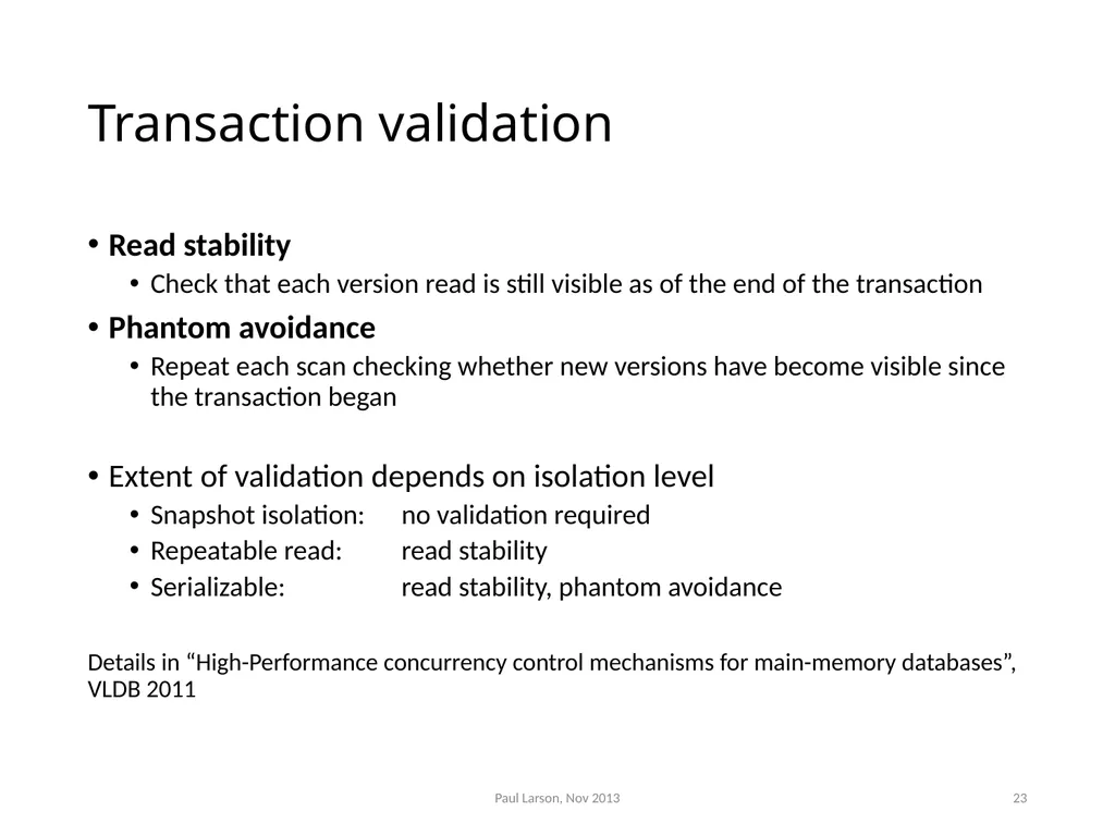 Evolving the Architecture of Sql Server Paul - slide 22 of 36