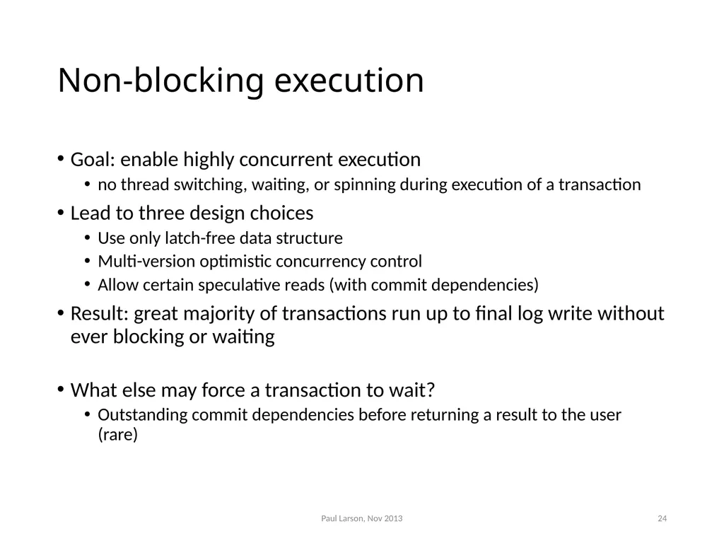 Evolving the Architecture of Sql Server Paul - slide 23 of 36