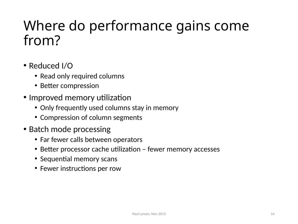 Evolving the Architecture of Sql Server Paul - slide 14 of 36