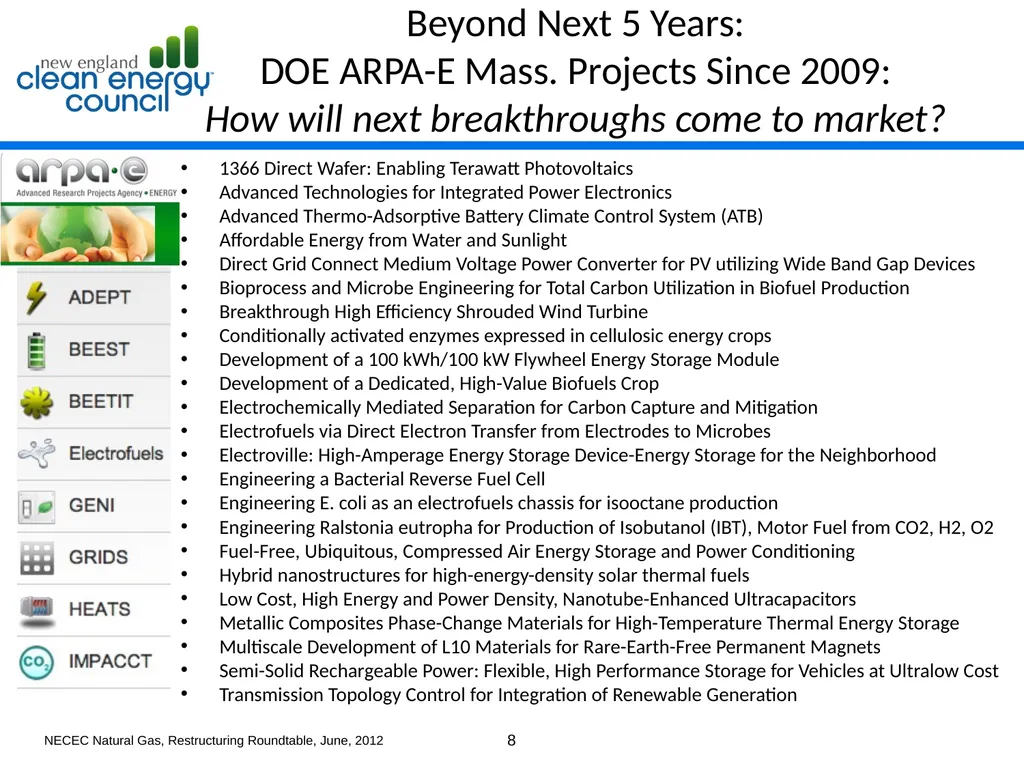 Advancing the Ball on Clean Energy While - slide 8 of 9