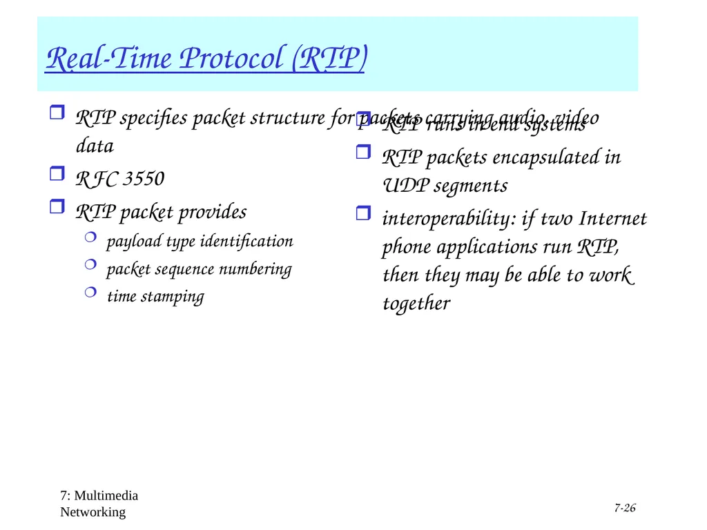 Multimedia+ATM;QoS, Congestion ctrl 1 Chapter 7 + - slide 26 of 78