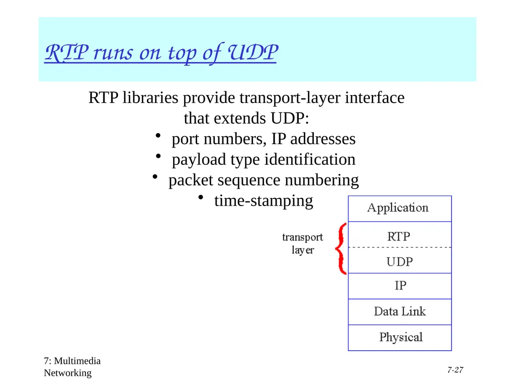 Multimedia+ATM;QoS, Congestion ctrl 1 Chapter 7 + - slide 27 of 78