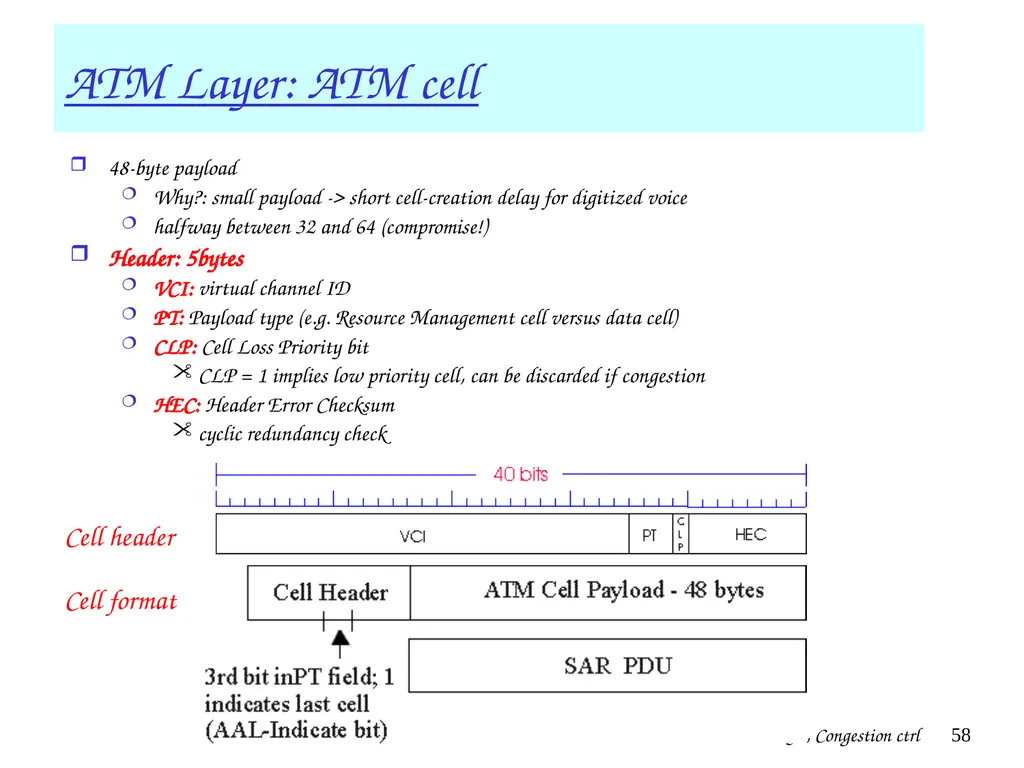 Multimedia+ATM;QoS, Congestion ctrl 1 Chapter 7 + - slide 58 of 78