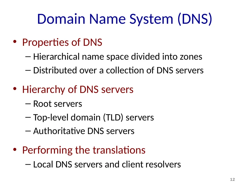 Discovery and DNS Mike Freedman COS 461: Computer - slide 12 of 36