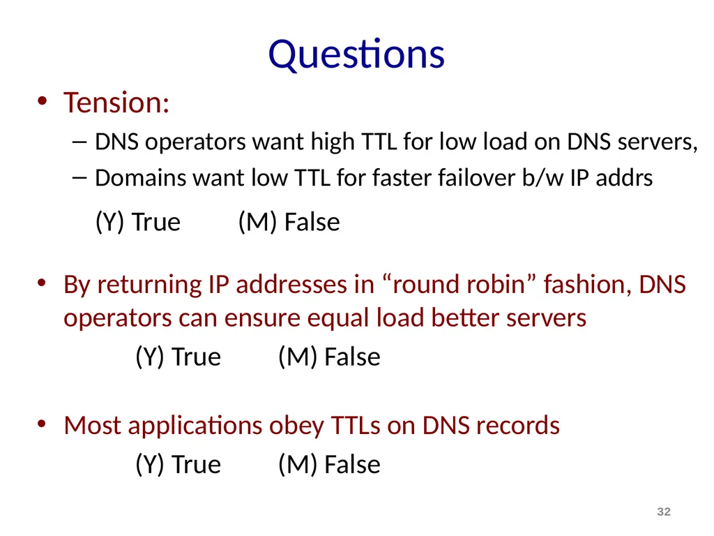 Discovery and DNS Mike Freedman COS 461: Computer - slide 32 of 36