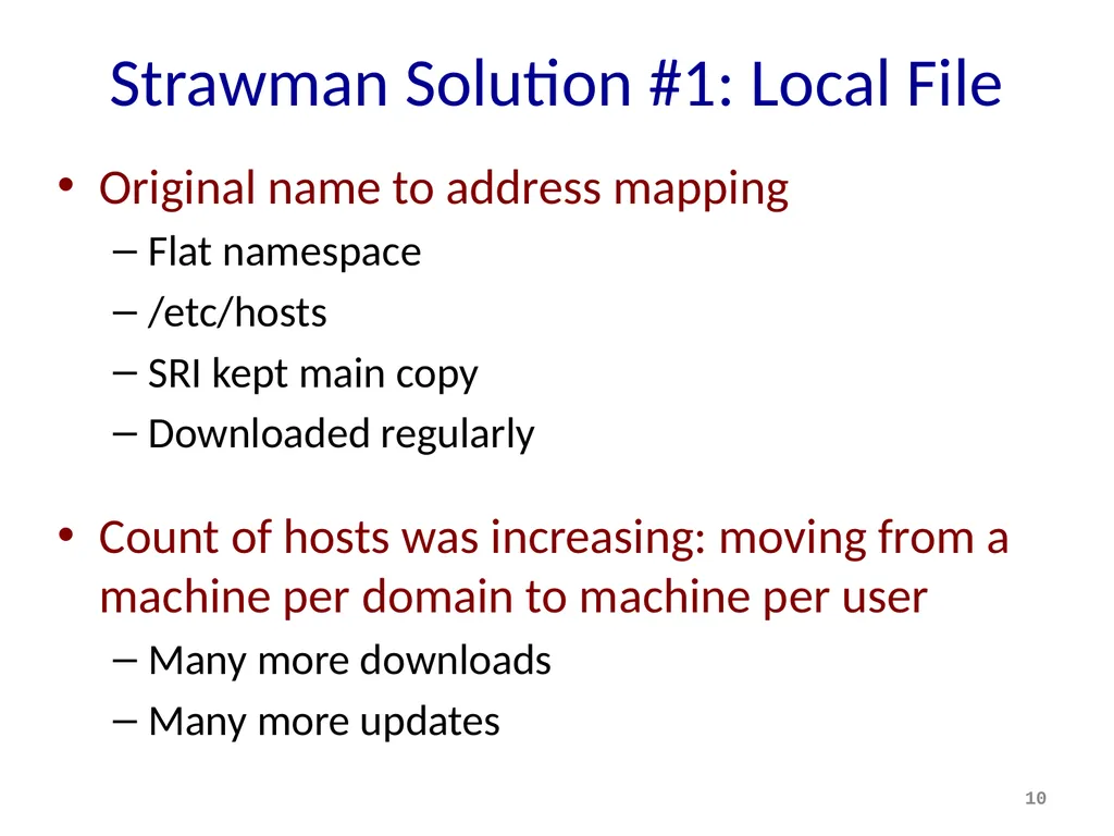 Discovery and DNS Mike Freedman COS 461: Computer - slide 10 of 36