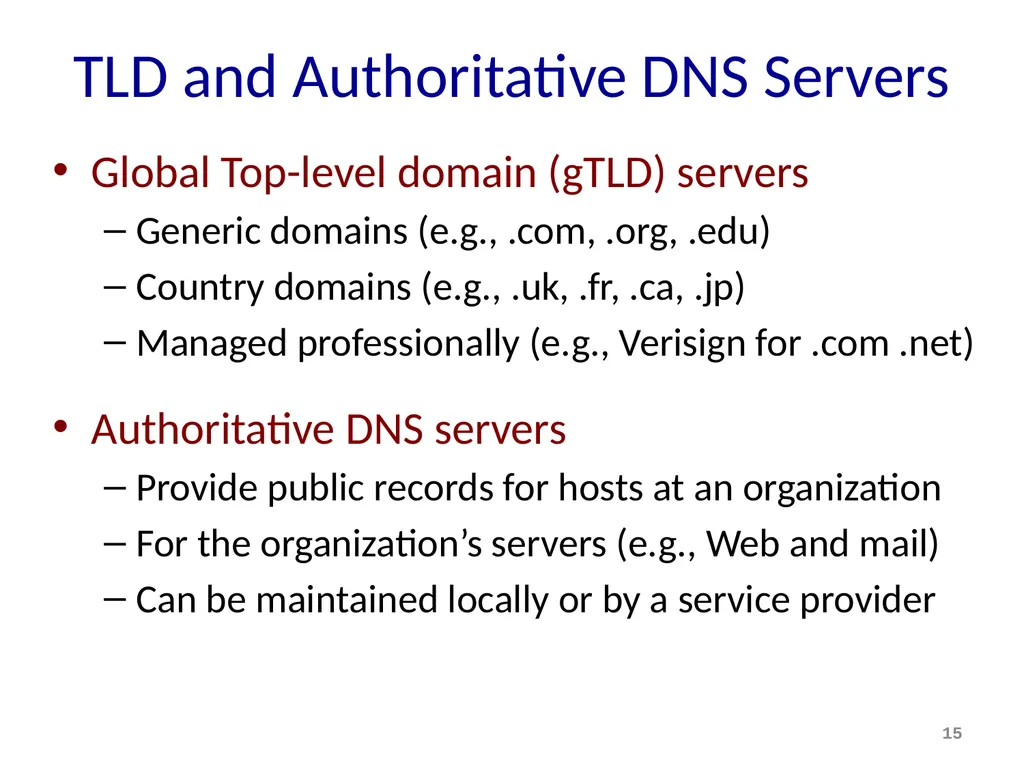 Discovery and DNS Mike Freedman COS 461: Computer - slide 15 of 36