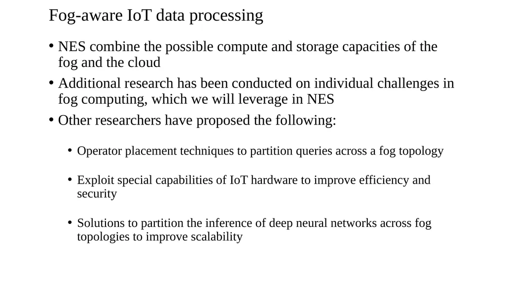 The NebulaStream Platform: Data and Application - slide 23 of 25