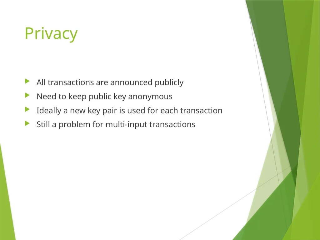 Bitcoin: A Peer-to-Peer Electronic Cash System - slide 24 of 26