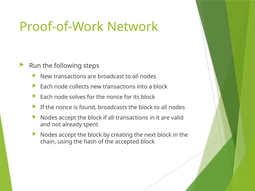 Bitcoin: A Peer-to-Peer Electronic Cash System - slide 18 of 26