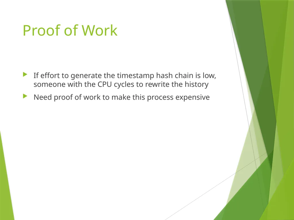 Bitcoin: A Peer-to-Peer Electronic Cash System - slide 14 of 26