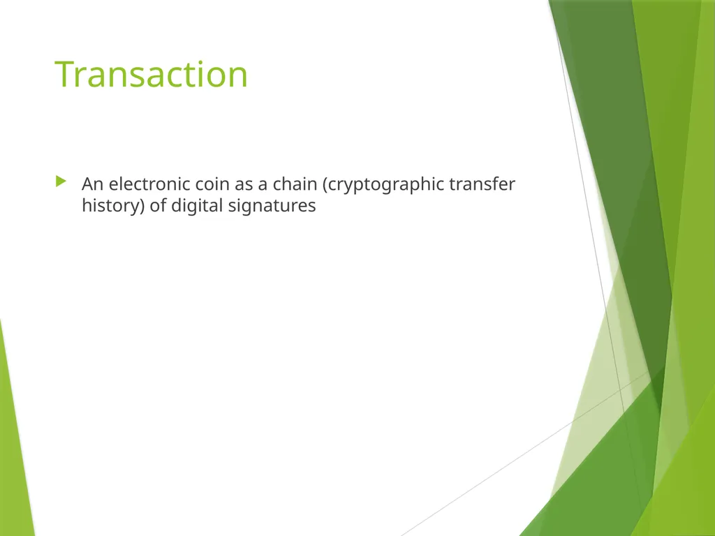 Bitcoin: A Peer-to-Peer Electronic Cash System - slide 5 of 26