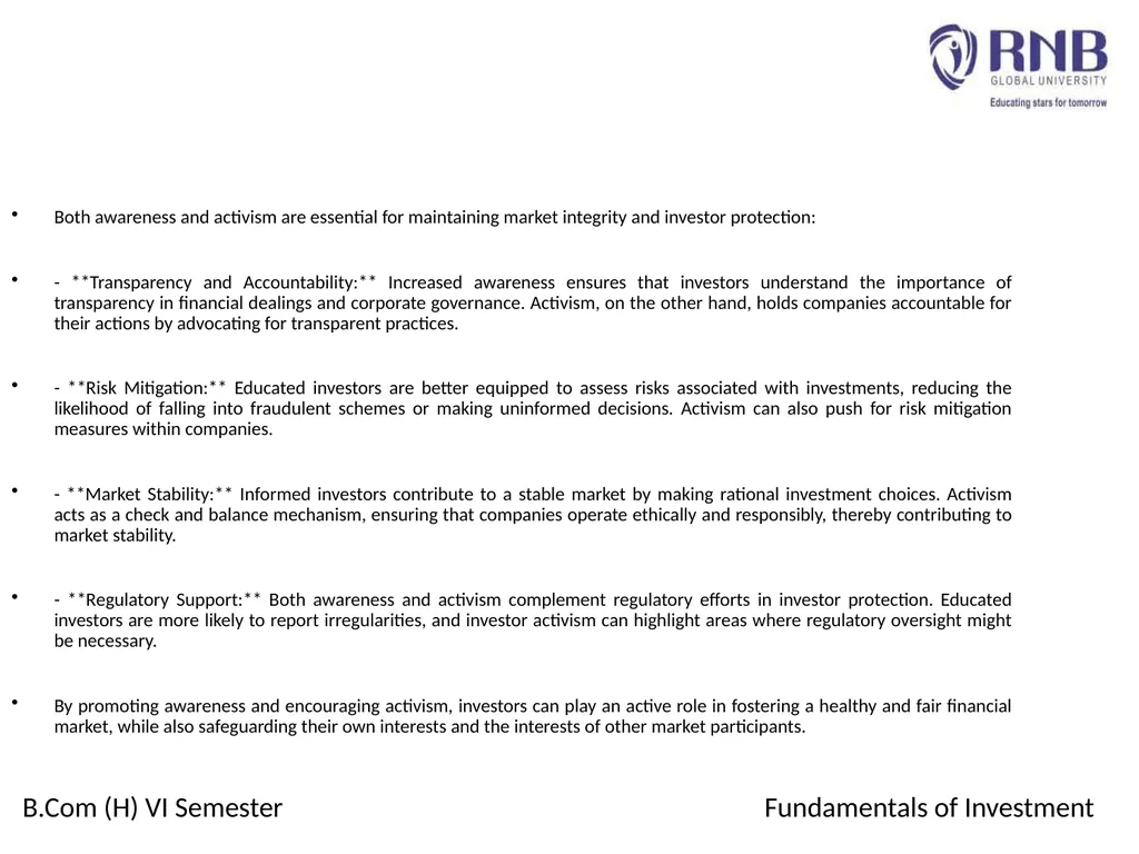 Course Name: Fundamentals of Investment Week 4: - slide 22 of 23