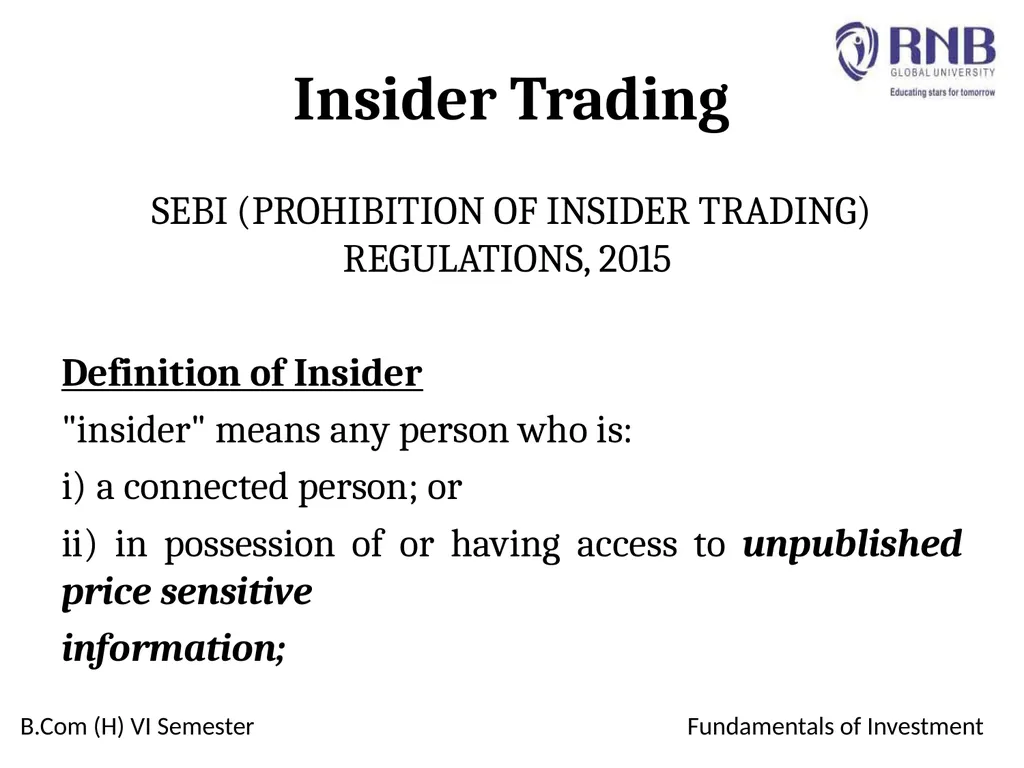 Course Name: Fundamentals of Investment Week 4: - slide 14 of 23
