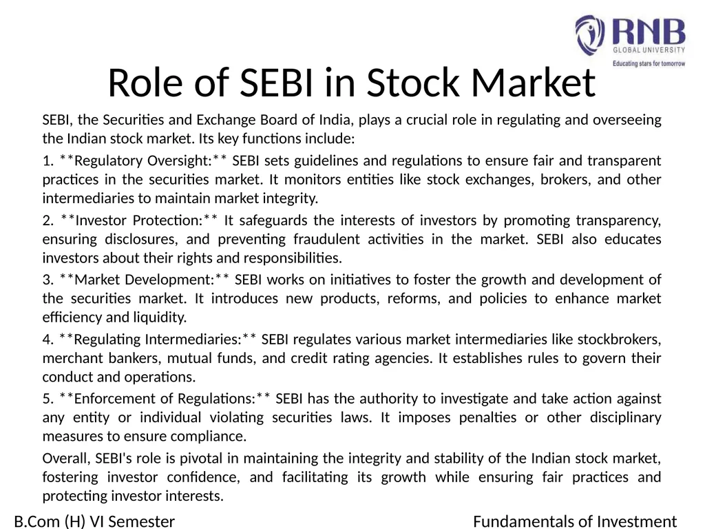 Course Name: Fundamentals of Investment Week 4: - slide 4 of 23
