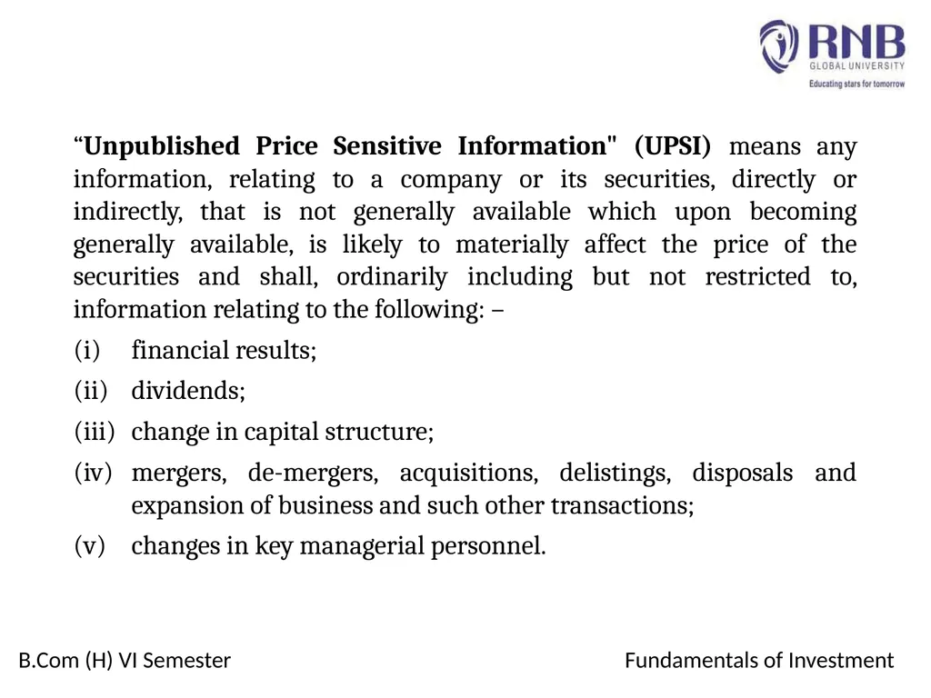 Course Name: Fundamentals of Investment Week 4: - slide 15 of 23